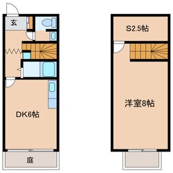 リースランド札元　Ｉ棟の物件間取画像